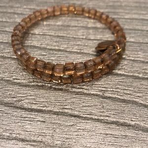 Alex and ani pink beaded bracelet